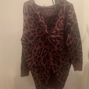 SHEIN Leopard sweater